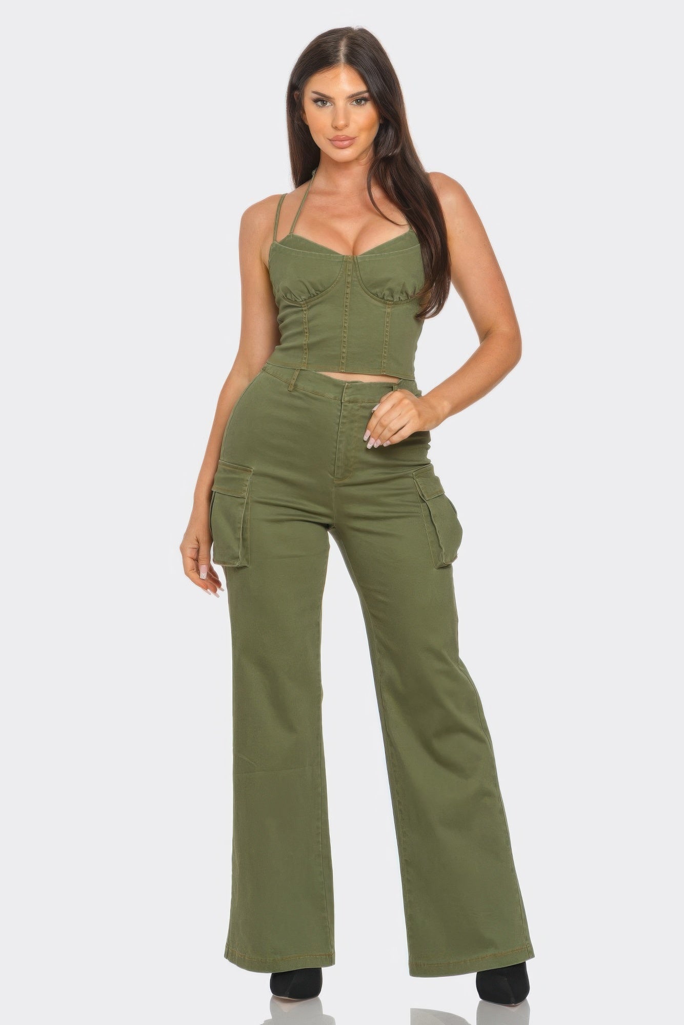 Tailored Crop Jacket Set