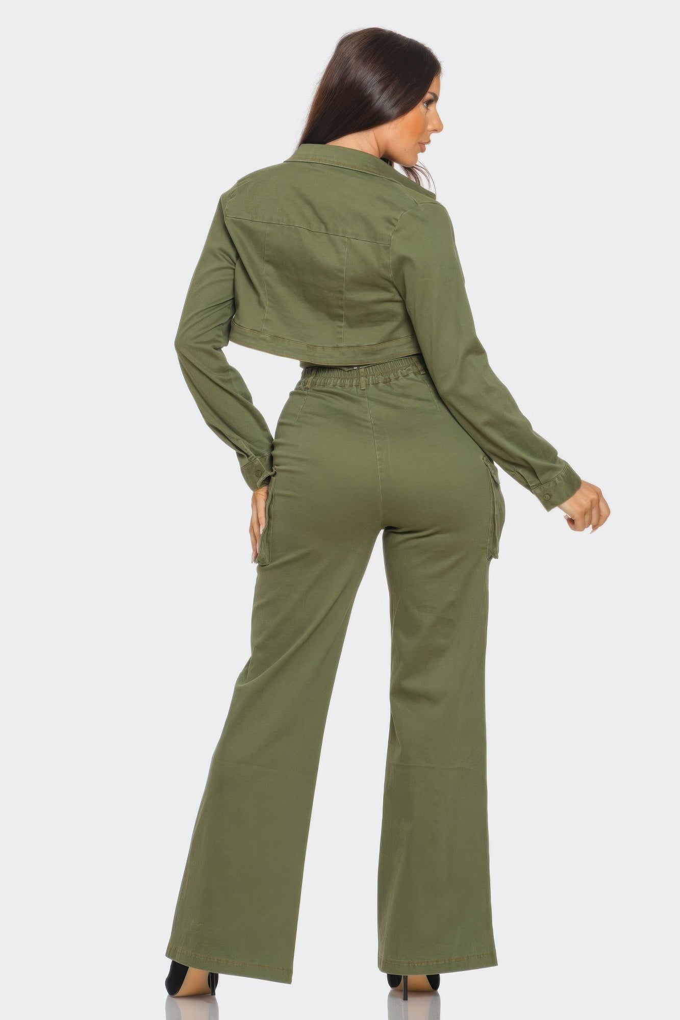 Tailored Crop Jacket Set
