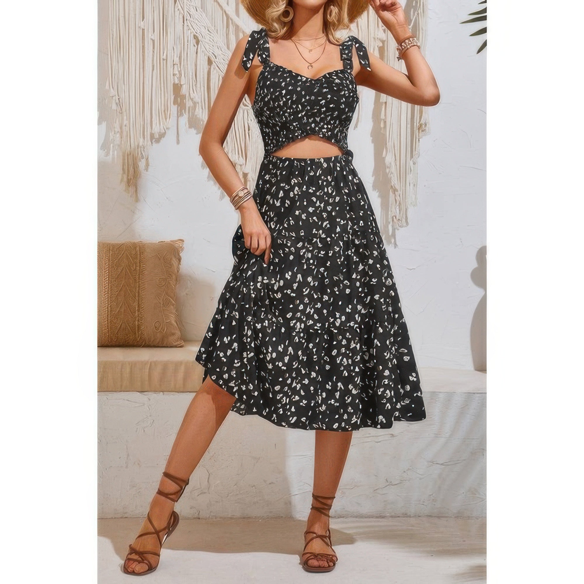 WildMuse Cutout Dress
