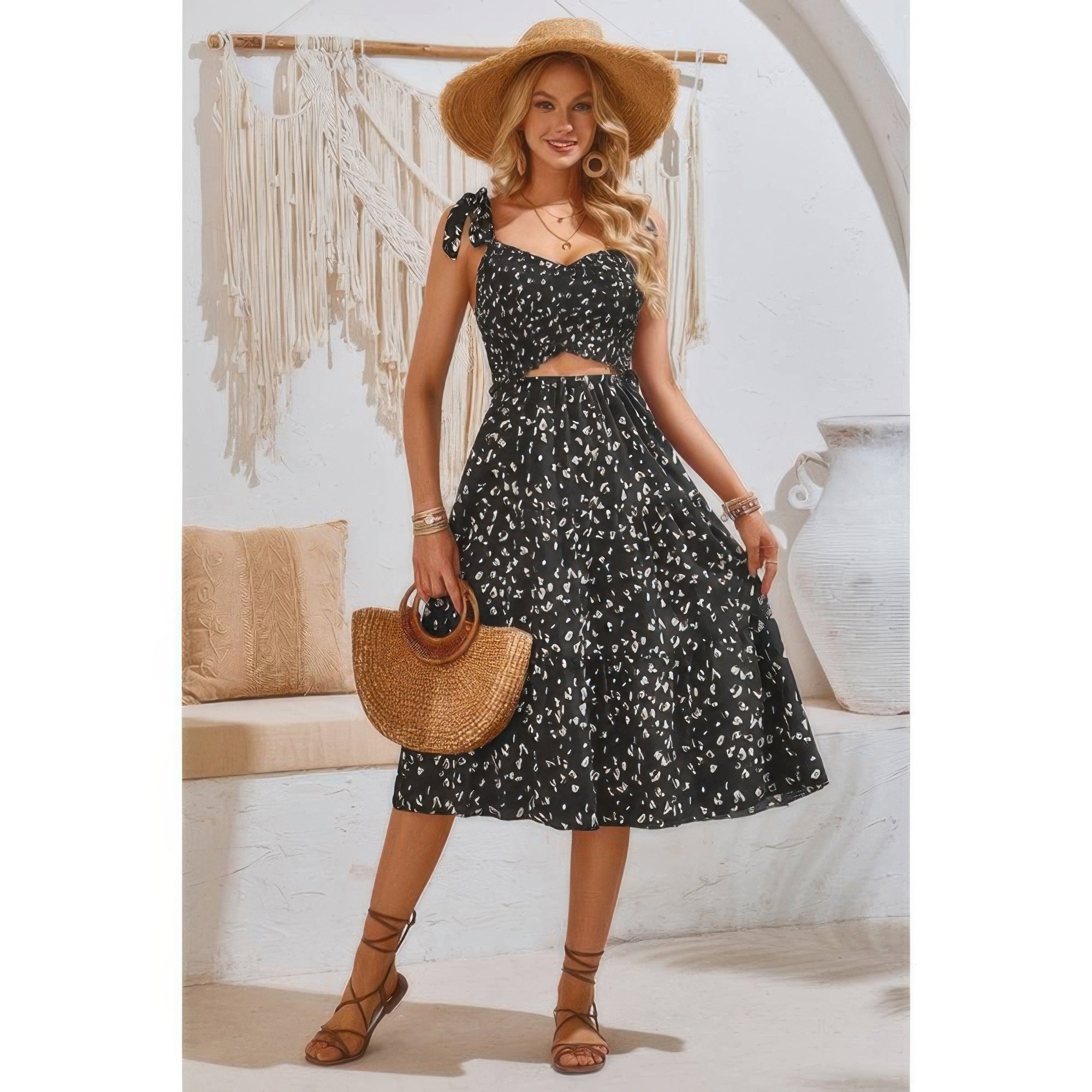 WildMuse Cutout Dress