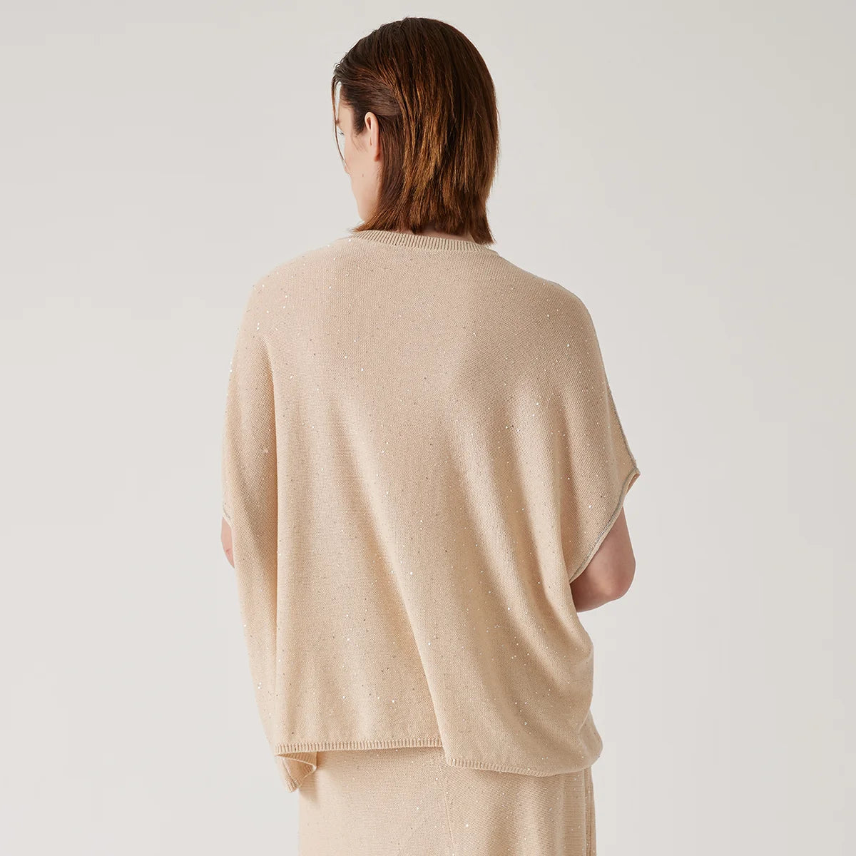 BC1155 Boutique Luxury Brand Women's Clothing Summer loose Knitted Pullover Linen Silk plus size  Sweaters